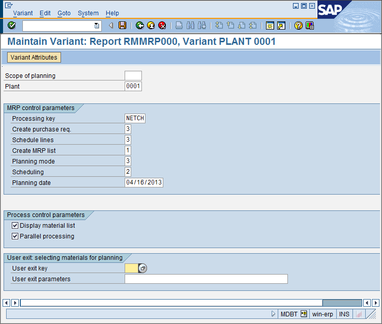Sap tcode for user exit